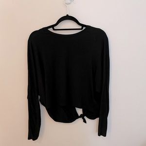 Aritzia Black Babaton Lonny Shirt